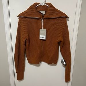 Everlane Chunky Cardigan in Toasted Almond NWT